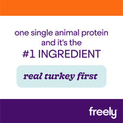 Freely Turkey Wet Dog Food is Real Turkey First Single Animal Protein