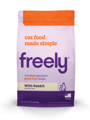 Freely Rabbit Dry Cat Food is Limited Ingredient and Grain Free
