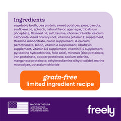 Freely Vegetarian Wet Dog Food Ingredients